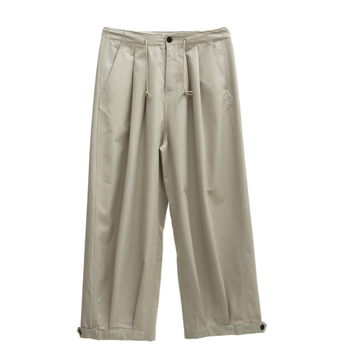 Uniform Bridge Balloon Pants Grey Beige Degli Uberti